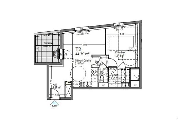 Appartement T2 neuf