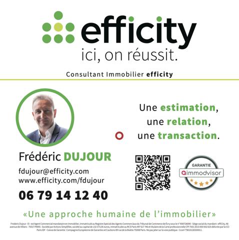 Appartement 3 pièces - 65 m² Exclusivité efficity