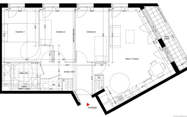 Appartement à vendre    4 pièces • 75,20 m2 Noisy-le-Sec