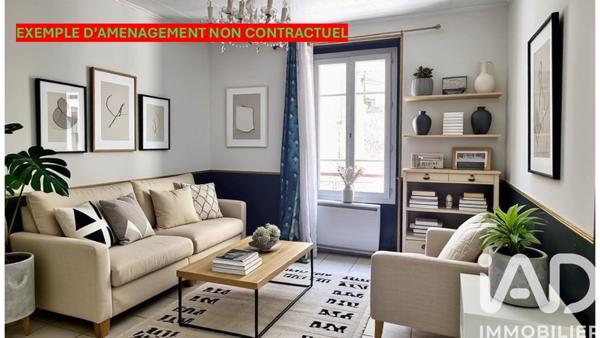 Studio à vendre 25 m² Paris 20