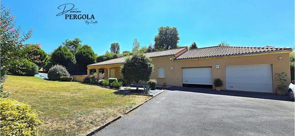 Magnifique maison de plain-pied d'environ 112 m² habitables