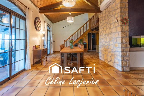 Maison avec vue imprenable, piscine et grand terrain à Monclar – Charme, espace et tranquillité