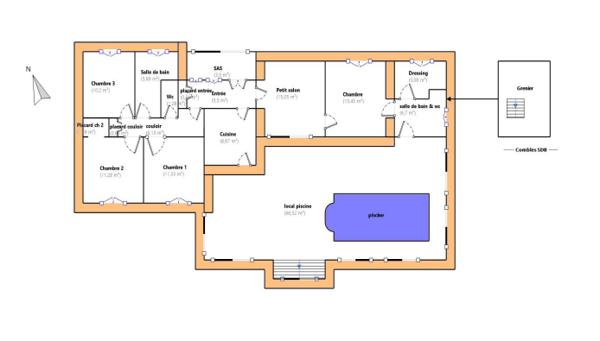 Maison 7 pièces - 177 m²