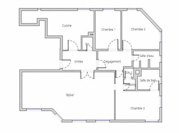 Marché Poncelet - Appartement familial - 5 pièces - Parking