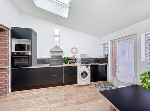 Maison mitoyenne 2 côtés Hem 77 m²