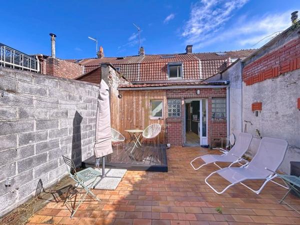 Maison mitoyenne 2 côtés Hem 77 m²