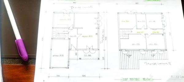 VILLA INDIVIDUELLE, R+1 6 PIECES 101 M2 4 CHAMBRES, SUR TERRAIN 460M2