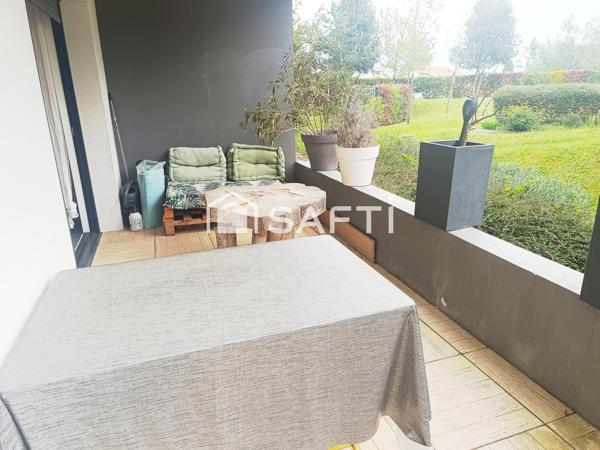 Appartement T2 de 40m2 en RDC avec place de parking