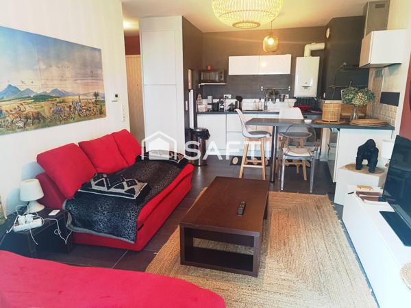 Appartement T2 de 40m2 en RDC avec place de parking