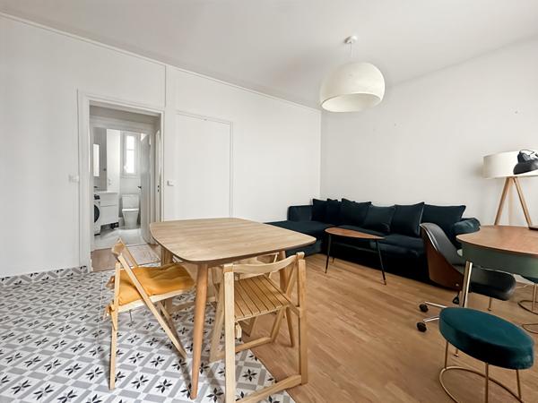 A LOUER 2 PIECES MEUBLE - PARIS 18EME Rue Gustave Rouanet