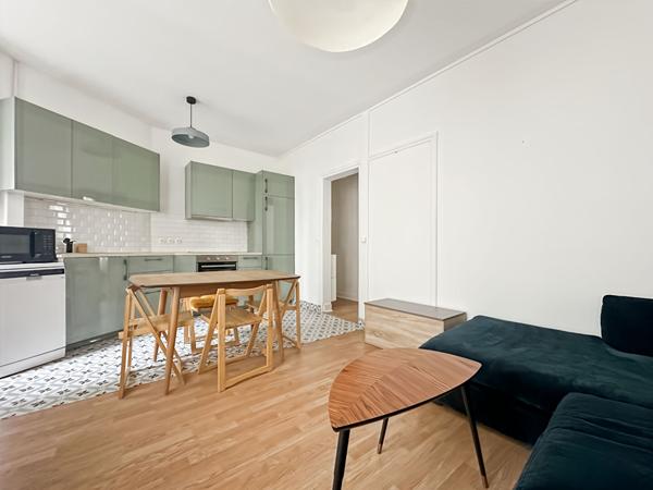 A LOUER 2 PIECES MEUBLE - PARIS 18EME Rue Gustave Rouanet