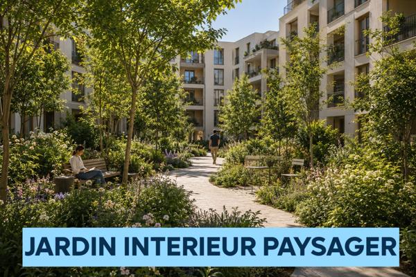 Deux terrasses, une vraie pièce de vie et le parc à proximité — Paris 18e
