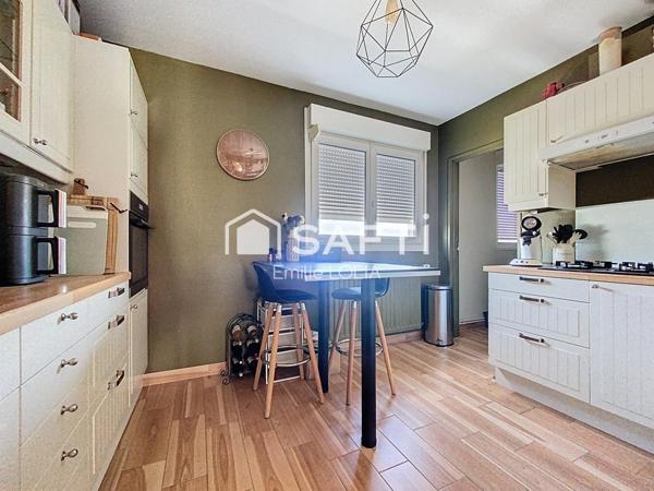 2 chambres, cave et garage, moins de 2 km de la gare de Thionville !