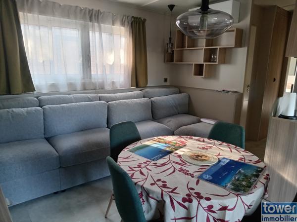 Mobilhome récent dans parc de loisirs 5 étoiles