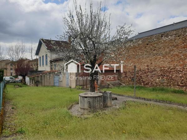 Maison de ville grand jardin et garage