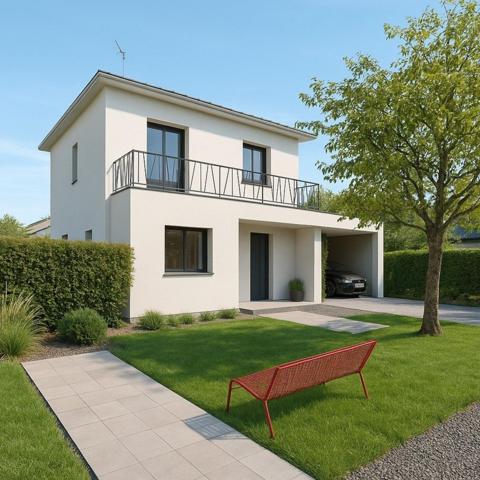 Maison familiale non mitoyenne sur belle parcelle