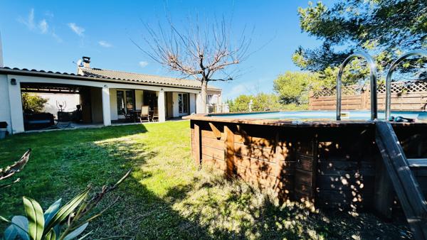 Pennes-Mirabeau (13170) Charmante Villa avec Vue Dominante, Jardin et Piscine au Pennes-Mirabeau