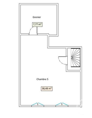 Maison à vendre  6 pièces - 145 m2 MONTREUIL SUR MER - 62