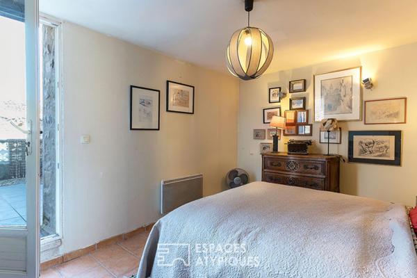 Maison d’artiste en pierre avec piscine dans ancienne minoterie réinventée