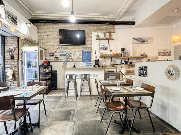 A vendre un fond de commerce 2 pièces 47 m2 avec terrasse - secteur Cinq Avenues - 13004 Marseille