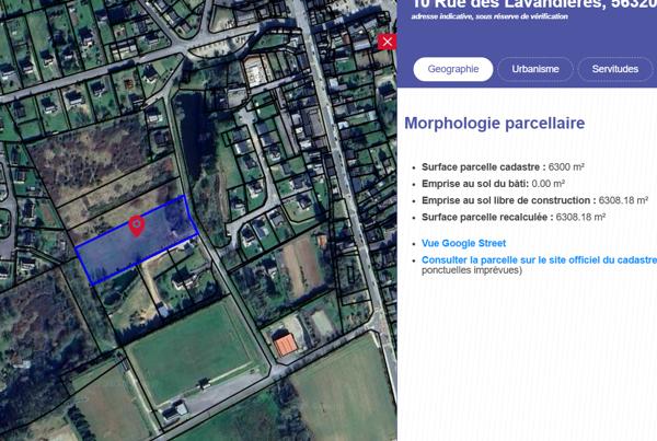 Terrain constructible Meslan