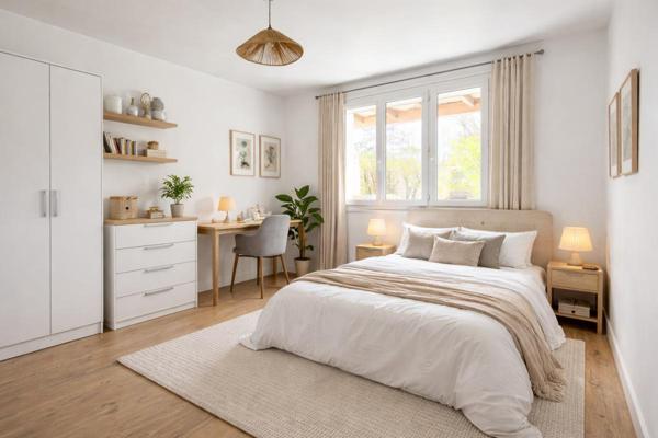 LA ROCHELLE - 17137 - MAISON PLAIN PIED - 2 CHAMBRES - JARDIN - PARKING