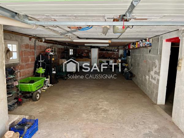 Maison de 126m2, grand sous-sol sur un terrain de 3387m2