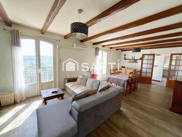 Maison de 126m2, grand sous-sol sur un terrain de 3387m2