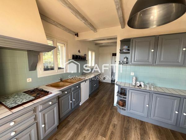Maison de 126m2, grand sous-sol sur un terrain de 3387m2
