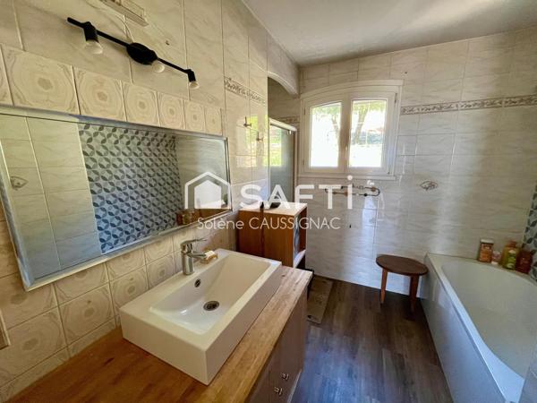 Maison de 126m2, grand sous-sol sur un terrain de 3387m2