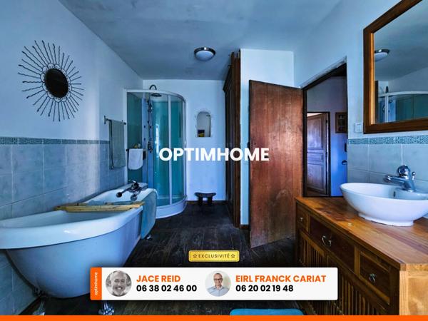 MAISON DE 203 M² AVEC UNE DEPENDANCE, L’ENSEMBLE SUR 4021 M² DE TERRAIN CLOS