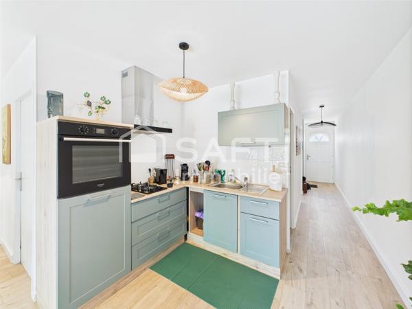 Maison de 54 m2, 1 chambre - terrain de 266 m2