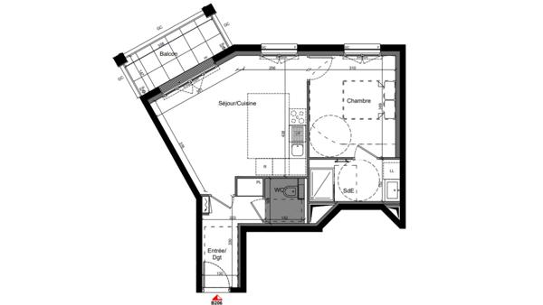 Appartement à vendre 2 pièces 46 m² Clamart