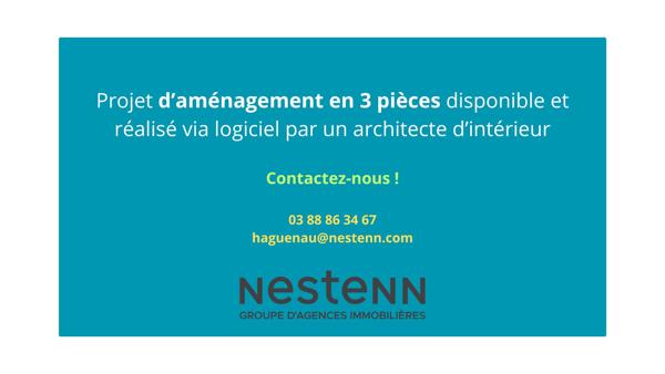 Exclusivité Nestenn : appartement lumineux 2 chambres avec garage -- Haguenau