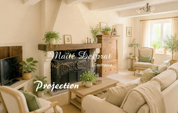 Maison de village avec jardin, volumes exceptionnels et potentiel locatif MALAUCENE (84)
