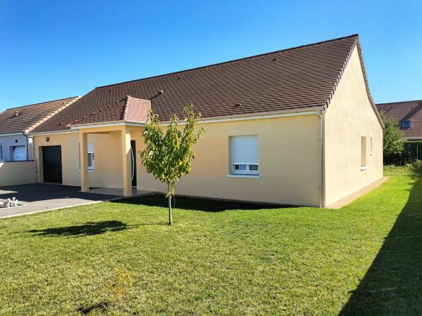 Maison moderne 2020 – 125 m², 3 chambres, jardin 600 m², RT 2012, PMR – La Chapelle-du-Noyer (28200)