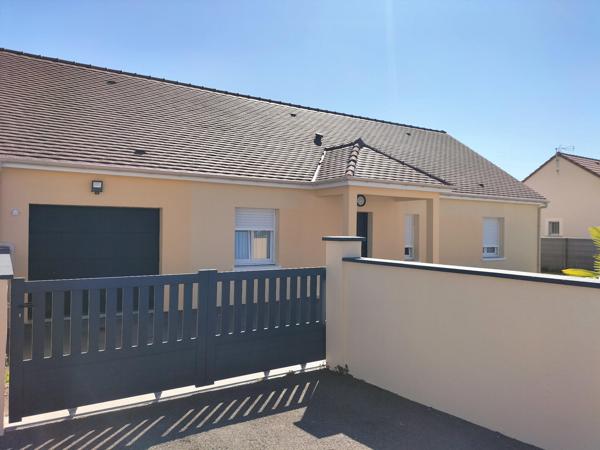 Maison moderne 2020 – 125 m², 3 chambres, jardin 600 m², RT 2012, PMR – La Chapelle-du-Noyer (28200)