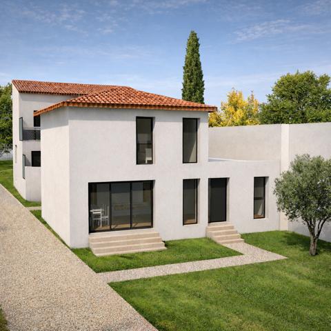 Pennes-Mirabeau (13170) Maison de type 4 en R+1 de 95m2 avec jardin de 150m2