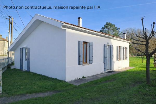 Maison de plain-pied avec jardin – Saint-Yzan-de-Soudiac