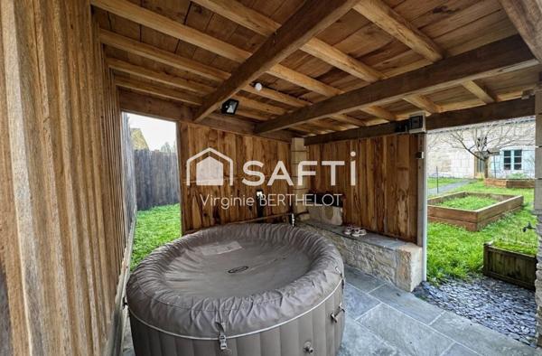 BEL ENSEMBLE IMMOBILIER COMPOSE DE 2 MAISONS EN PIERRE / TERRAIN CONSTRUCTIBLE  A  AIFFRES !