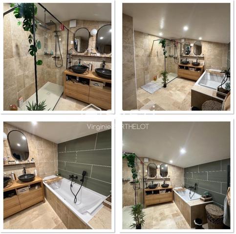 BEL ENSEMBLE IMMOBILIER COMPOSE DE 2 MAISONS EN PIERRE / TERRAIN CONSTRUCTIBLE  A  AIFFRES !