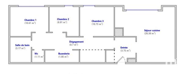 Appartement à vendre 5 pièces 76 m² Saint-Denis