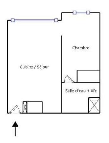Appartement 2 pièces récent à vendre à Marseille Timone