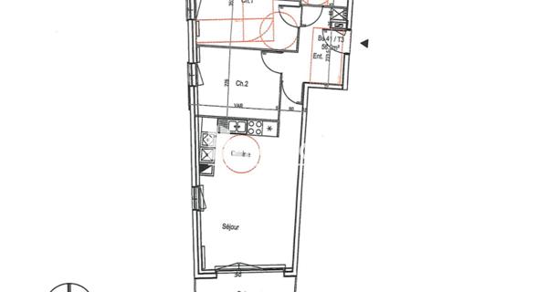 Location Appartement 3 pièces 56.2 m² - Rouen 76100
