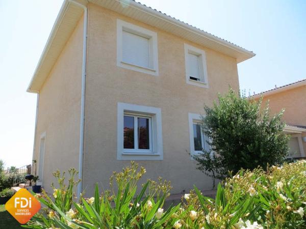 Florensac - villa 5 pièces 111m2 sur parcelle de 345 m2 avec