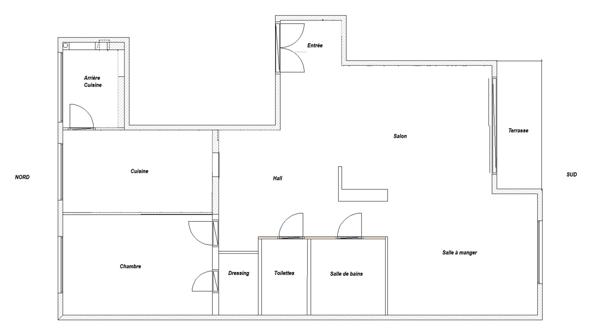 Appartement 91m² dernier étage avec Terrasse et vue exceptionnelle