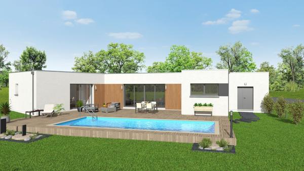 Terrain + Maison à vendre 5 pièces - 120 m²