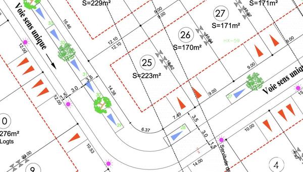 Terrain à vendre 223 m² Perpignan