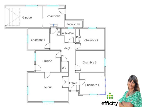 Maison
         5 pièces
        - 103 m² Exclusivité 225 000 € *