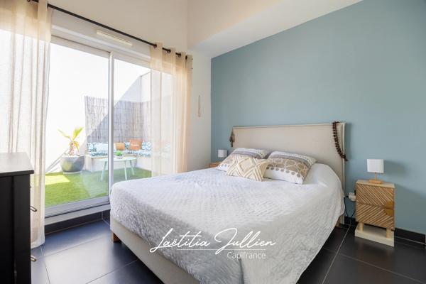 En Exclusivité par Laëtitia JULLIEN – Marseille 12ème – Les Caillols – Duplex T4 de 94 m² avec deux terrasses, parking, garage et résidence récente